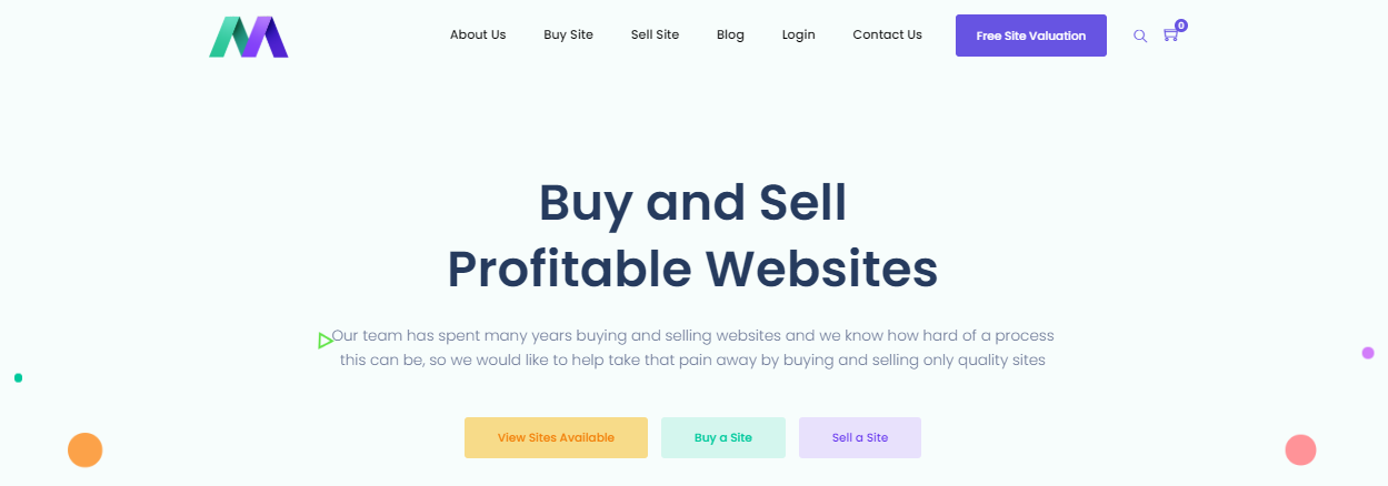 Motion Invest Review - Buy and Sell Websites As Easy As 1-2-3